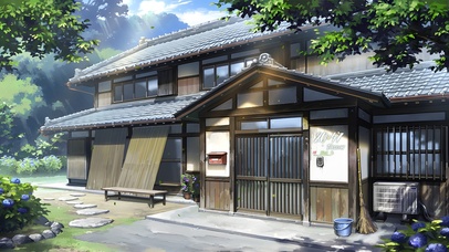 唯美夏日乡村房屋