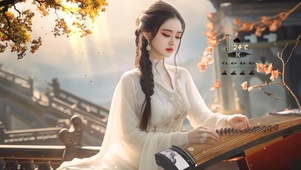 古筝少女