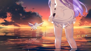水中嬉戏