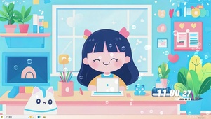 小清新桌面主题