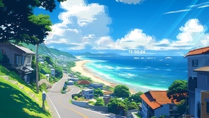 海风吹遍小镇