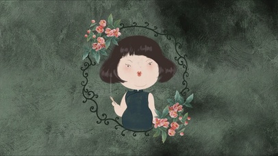 想偷看手机（旗袍版）