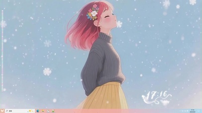 雪与女孩啊