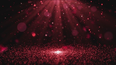 唯美红色粒子玫瑰花瓣飘散