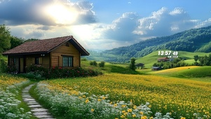 户外护眼田野小屋