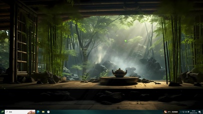 4K竹林悟道主题