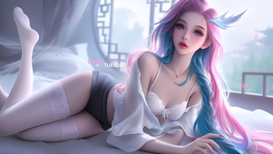 清纯治愈女孩
