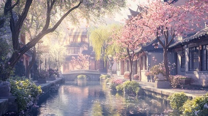 唯美梦幻古城午后