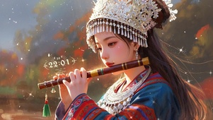 4K 苗族姑娘