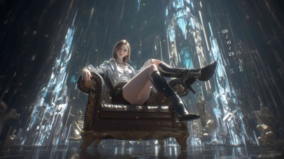 她的每个眼神都充满着温柔