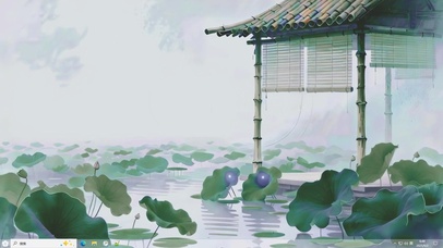 荷池竹榭-桌面主题