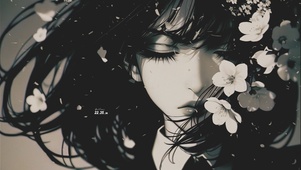 落花下の那絲回憶