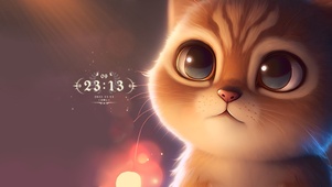 呆萌的小猫咪