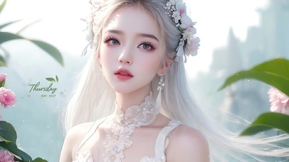 4K唯美清纯气质花嫁女神