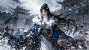 4k古风帅气美女