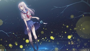 湖畔萤火少女主题