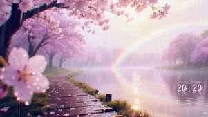 雨中彩虹