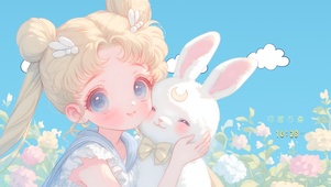 治愈兔兔美少女