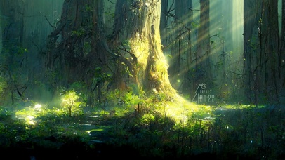 4K治愈护眼森林