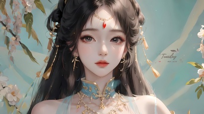 4K唯美古风汉服公主