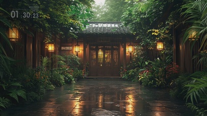 青庭骤雨听风吟