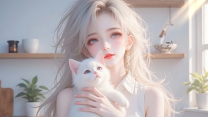 公主和猫咪