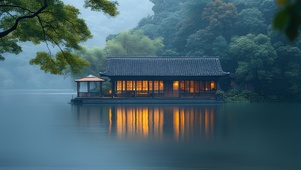 水畔幽居