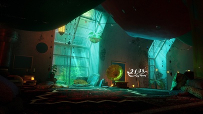 4K唯美月光小屋