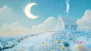 唯美冬季雪景