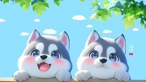 可爱小二哈