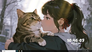 抱抱小胖猫