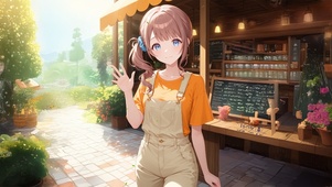 夏日小卖部少女