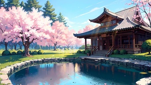 唯美悠闲庭院