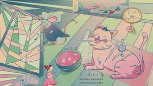 夏天吃西瓜咯