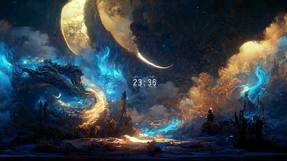 4k 唯美梦幻流光仙境