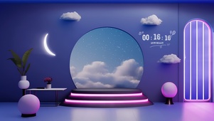 简约3d房间