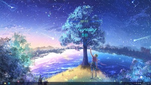 星空下