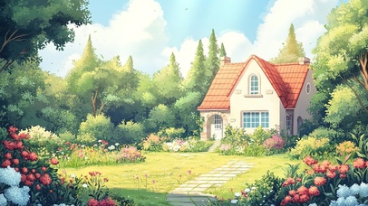 郊外森林温馨小屋