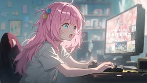 可爱小女孩