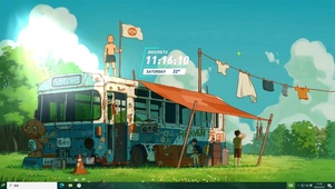 露营  电脑主题