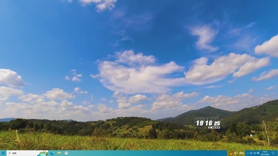 蓝天白云主题壁纸