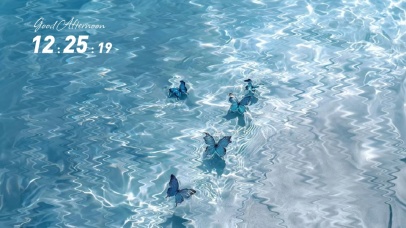 水纹蝴蝶  壁纸