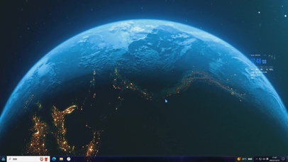蓝色地球—【主题桌面】