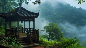 云雾此山中
