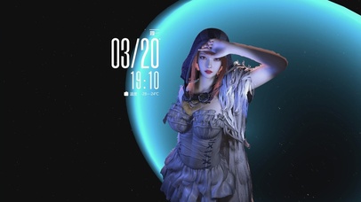 炫光女神之魅蓝