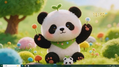 呆萌小熊猫