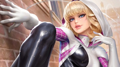 是美丽的女蜘蛛侠格纹