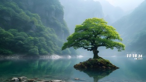 绿色清新森林
