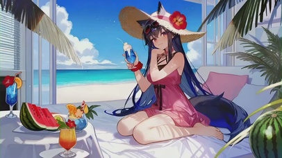 海边泳装少女-缄默德克萨斯