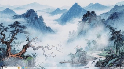 烟峦渡-桌面主题